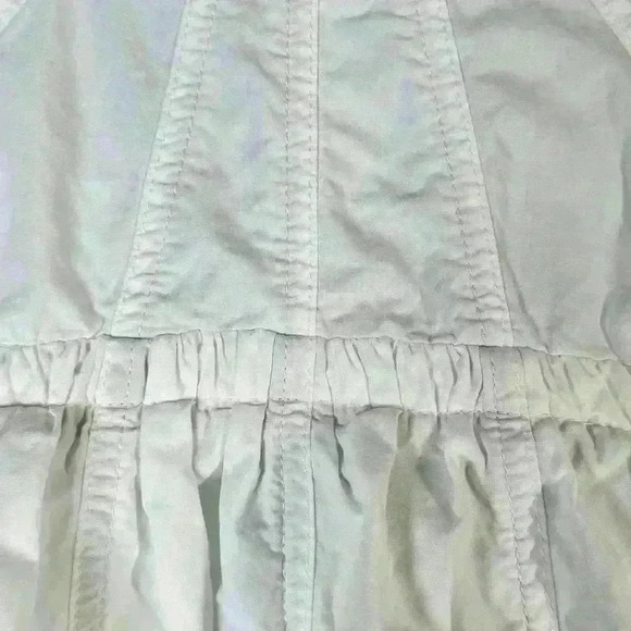 Anthropologie White Bomber Light Jacket Women Windbreaker Size Small - Picture 2 of 11